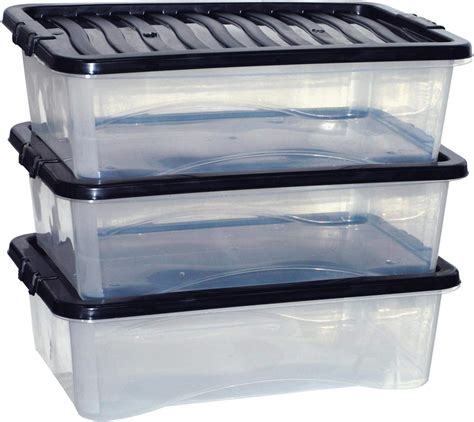 stacking storage boxes with lids